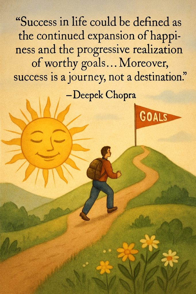 Deepak Chopra Quote Success